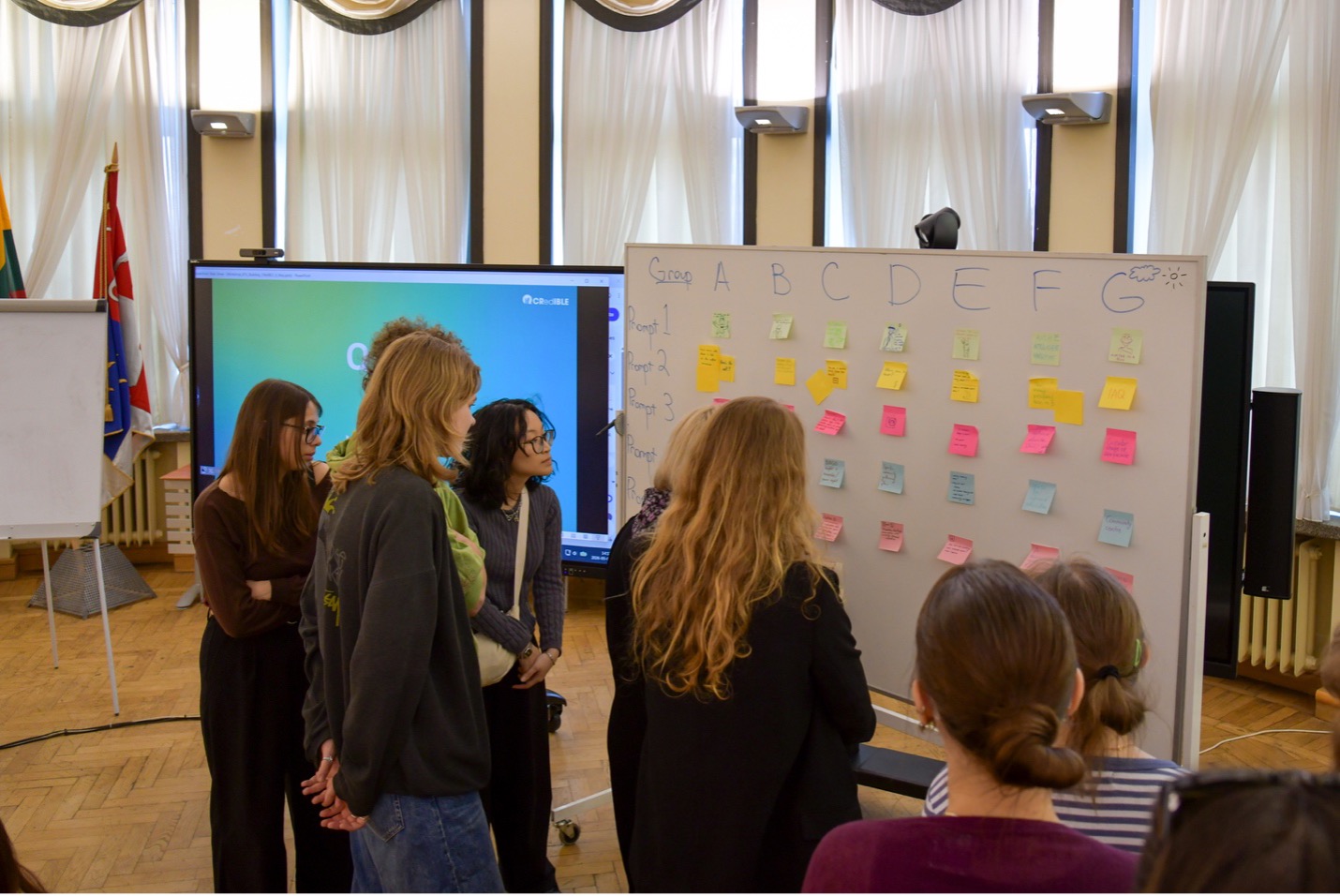 Brainstorming during the co-creation session
